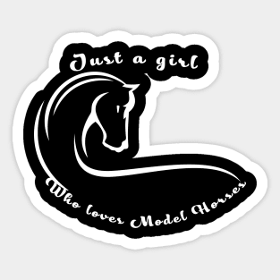 Just A Girl Sticker